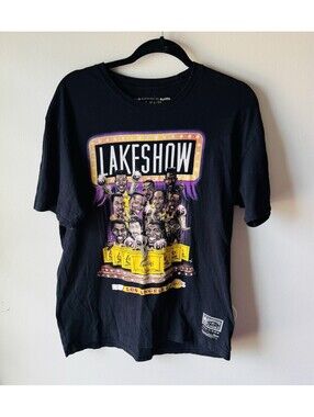 LA lakers Greats Shirt-Mitchell & Ness NBA Lake show Lakers Tee Men's Sz L